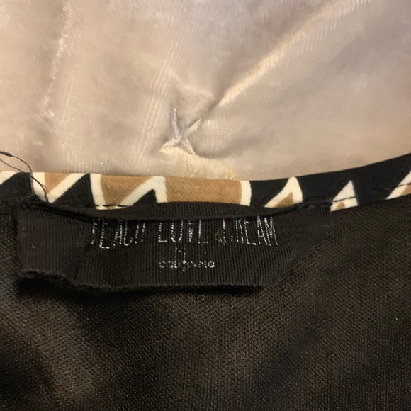 Peach love Tribal Print Tunic Dress sz m EUC B60 - Picture 3 of 5